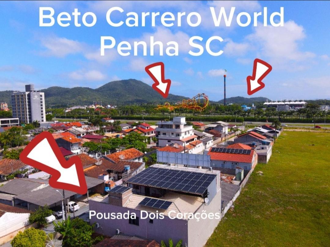 Pousada Dois Coracoes Penha  Bagian luar foto